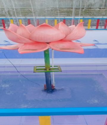 Krishan Leela and Amrit Sarovar constructed under MGNREGA convergence at Tihra - Sujanpur