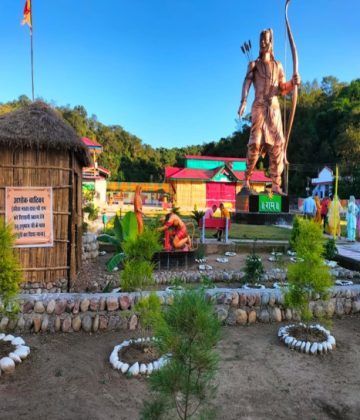 Ram Dhaam Constructed under MGNREGA convergence at Bir Bagera - Sujanpur